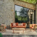 Salon de Jardin Complet Wicked - terracotta / naturel - 3