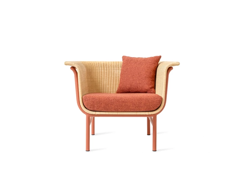 Salon de Jardin Complet Wicked - terracotta / naturel