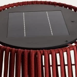 Lampadaire solaire Aldet Ø 46 cm - terracotta - 5