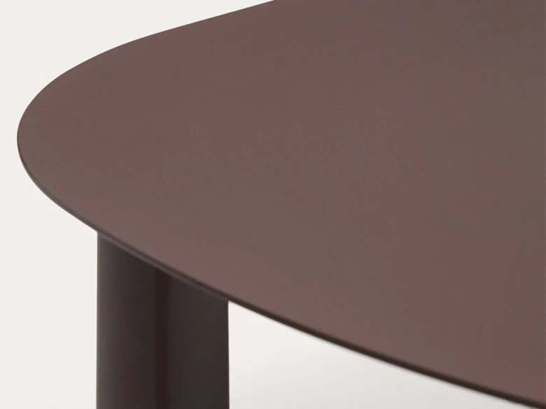 Ensemble de jardin Aleria - aluminium / corde synthétique marron