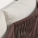 Ensemble de jardin Aleria - aluminium / corde synthétique marron - 11