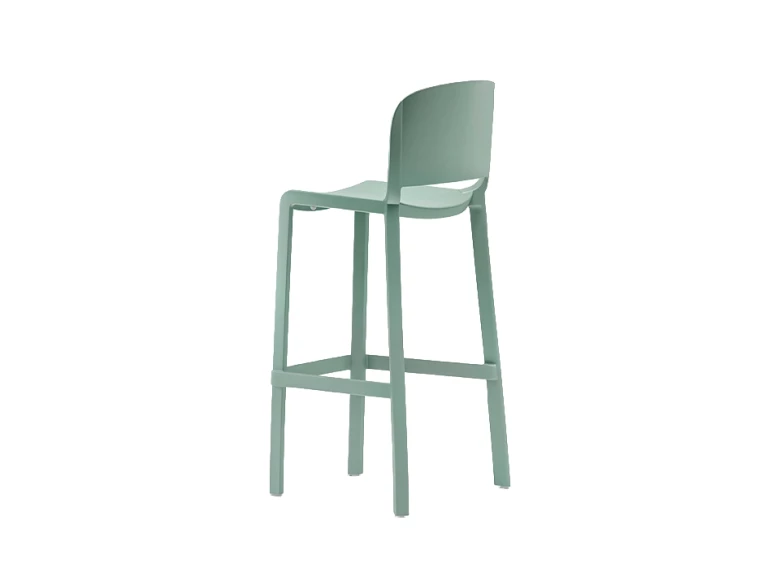 Tabouret avec dossier Dome 263 - vert menthe glacé