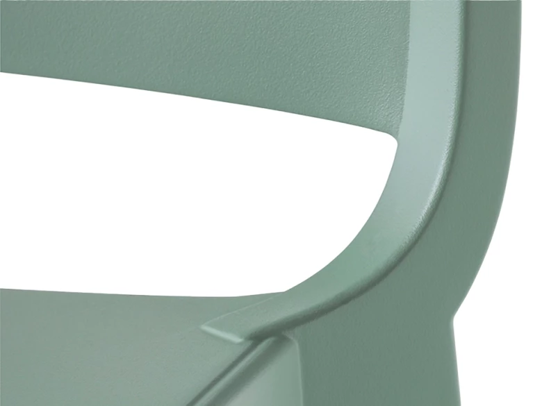 Tabouret avec dossier Dome 263 - vert menthe glacé