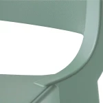 Tabouret avec dossier Dome 263 - vert menthe glacé - 4