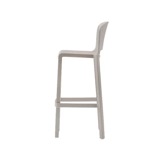 Tabouret avec dossier Dome 263 - beige