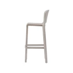 Tabouret avec dossier Dome 263 - beige - 2