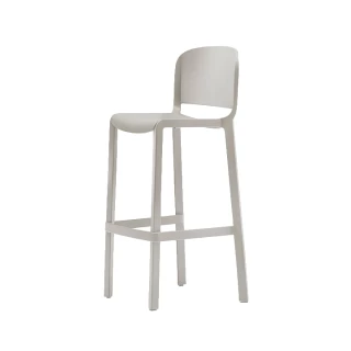 Tabouret avec dossier Dome 263 - beige