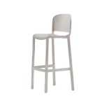 Tabouret avec dossier Dome 263 - beige - 1