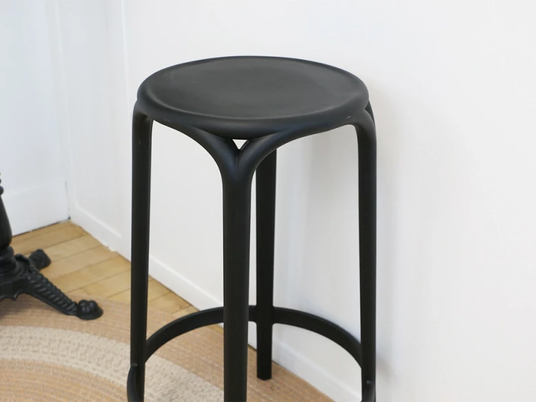 Tabouret Brooklyn Vondom Ø45x66 - noir