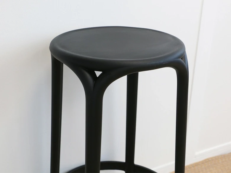 Tabouret Brooklyn Vondom Ø45x66 - noir