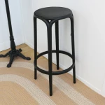 Tabouret Brooklyn Vondom Ø45x76 - noir - 2