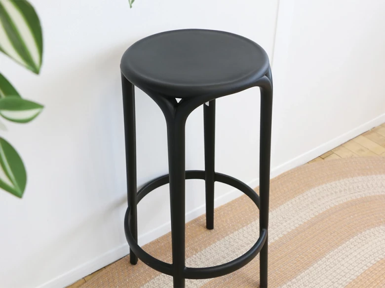 Tabouret Brooklyn Vondom Ø45x76 - noir