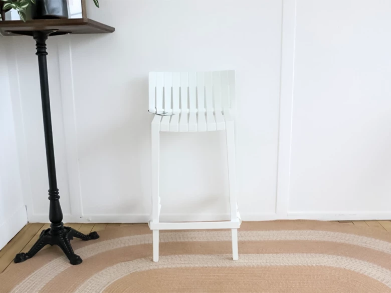 Tabouret bas Spritz - blanc - seconde vie