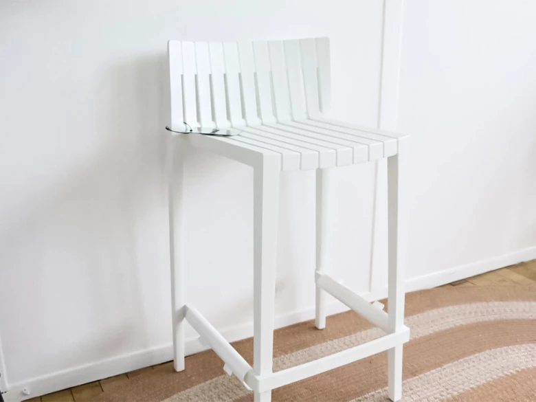 Tabouret bas Spritz - blanc - seconde vie