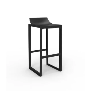 Tabouret bar Wall Street - noir - seconde vie