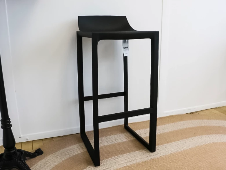 Tabouret bar Wall Street - noir - seconde vie