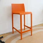 Tabouret Volt 677 Pedrali - orange - seconde vie - 3