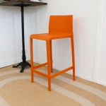 Tabouret Volt 677 Pedrali - orange - seconde vie - 4