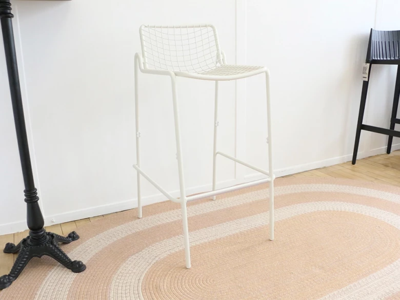 Tabouret haut Rio R50 - blanc - seconde vie