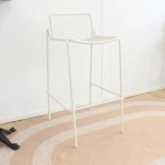 Tabouret haut Rio R50 - blanc - seconde vie - 3