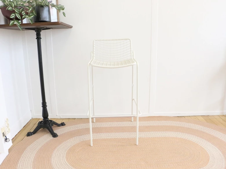Tabouret haut Rio R50 - blanc - seconde vie