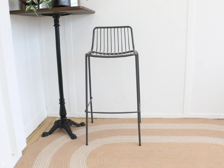 Tabouret haut Nolita 3658 - gris anthracite - seconde vie