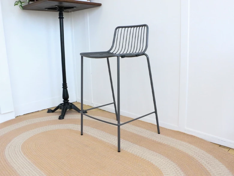 Tabouret bas Nolita 3657 - gris anthracite - seconde vie