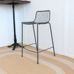 Tabouret bas Nolita 3657 - gris anthracite - seconde vie - 3
