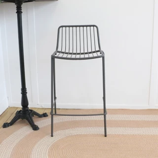 Tabouret bas Nolita 3657 - gris anthracite - seconde vie