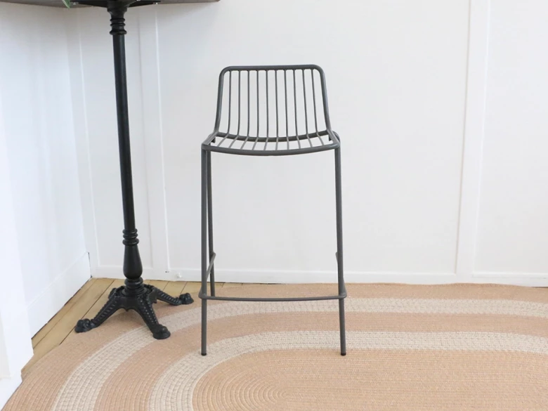 Tabouret bas Nolita 3657 - gris anthracite - seconde vie