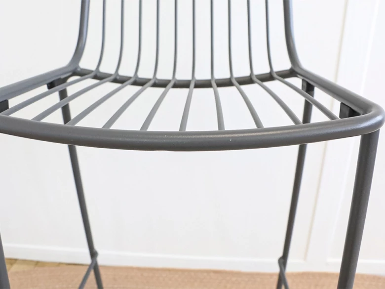 Tabouret bas Nolita 3657 - gris anthracite - seconde vie