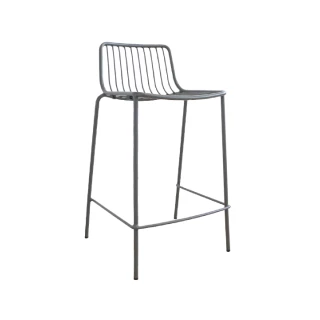 Tabouret bas Nolita 3657 - gris anthracite - seconde vie