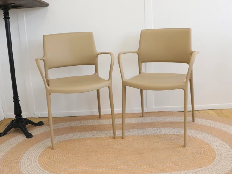 Fauteuil Ara 315 Pedrali - sable - (lot de 2) - seconde vie