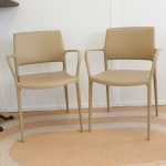 Fauteuil Ara 315 Pedrali - sable - (lot de 2) - seconde vie - 2