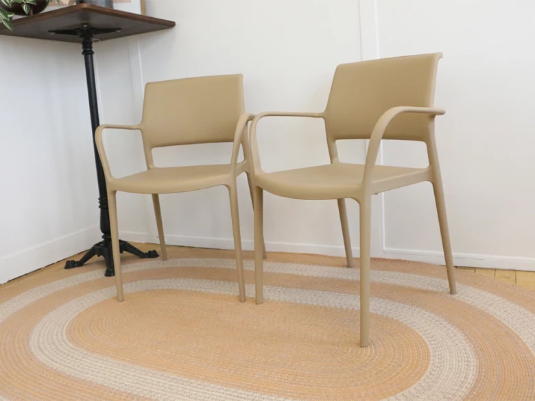 Fauteuil Ara 315 Pedrali - sable - (lot de 2) - seconde vie
