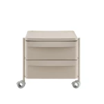 Caisson sur roulettes Boxie BXL_2C Pedrali - beige - seconde vie - 1
