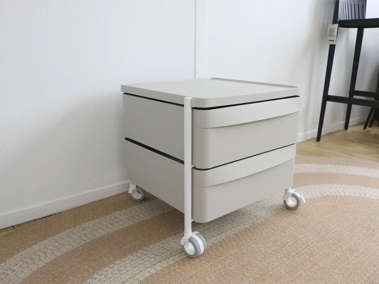 Caisson sur roulettes Boxie BXL_2C Pedrali - beige - seconde vie