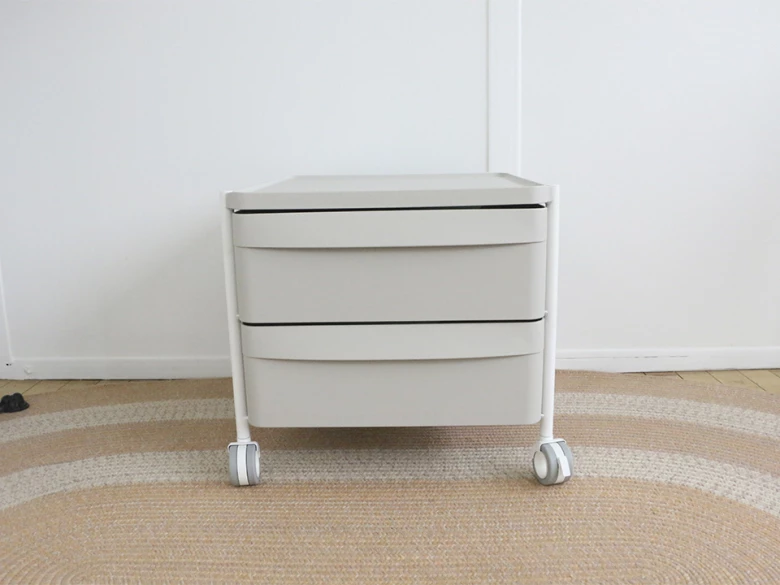Caisson sur roulettes Boxie BXL_2C Pedrali - beige - seconde vie