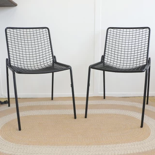 Chaises Rio R50 Emu - noir - (lot de 2) - seconde vie