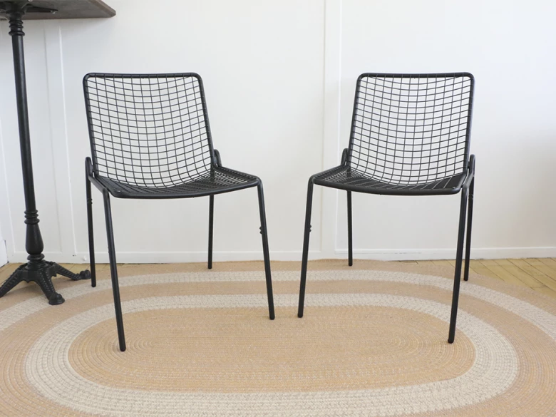 Chaises Rio R50 Emu - noir - (lot de 2) - seconde vie