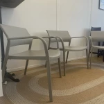 Fauteuil Ara 316 Pedrali - beige - (lot de 6) - seconde vie - 2
