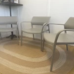 Fauteuil Ara 316 Pedrali - beige - (lot de 6) - seconde vie - 4
