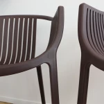 Fauteuil Tatami 306 Pedrali - marron (Lot de 2) - seconde vie - 6