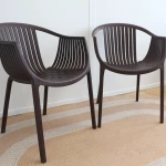 Fauteuil Tatami 306 Pedrali - marron (Lot de 2) - seconde vie - 3