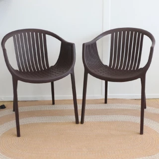 Fauteuil Tatami 306 Pedrali - marron (Lot de 2) - seconde vie
