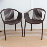Fauteuil Tatami 306 Pedrali - marron (Lot de 2) - seconde vie - 2
