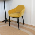 Fauteuil Vic 645 Pedrali - velours jaune - 3