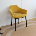 Fauteuil Vic 645 Pedrali - velours jaune - 4