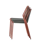 Chaise Philía 3900 - terracotta/vert (lot de 2) - 4