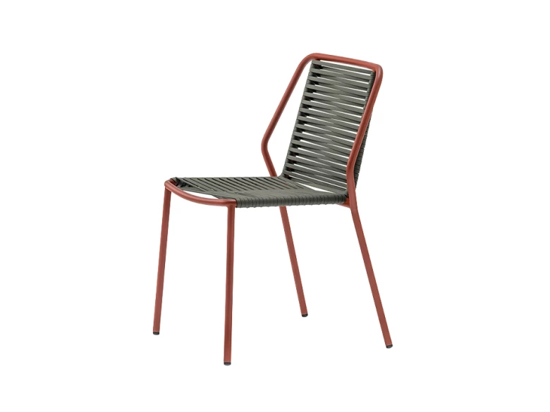 Chaise Philía 3900 - terracotta/vert (lot de 2)